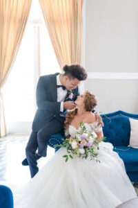 Romantic Bride and Groom Wedding Portrait | Tampa Bay Photographer Amanda Zabrocki Photography | Florida Save the Date Florida