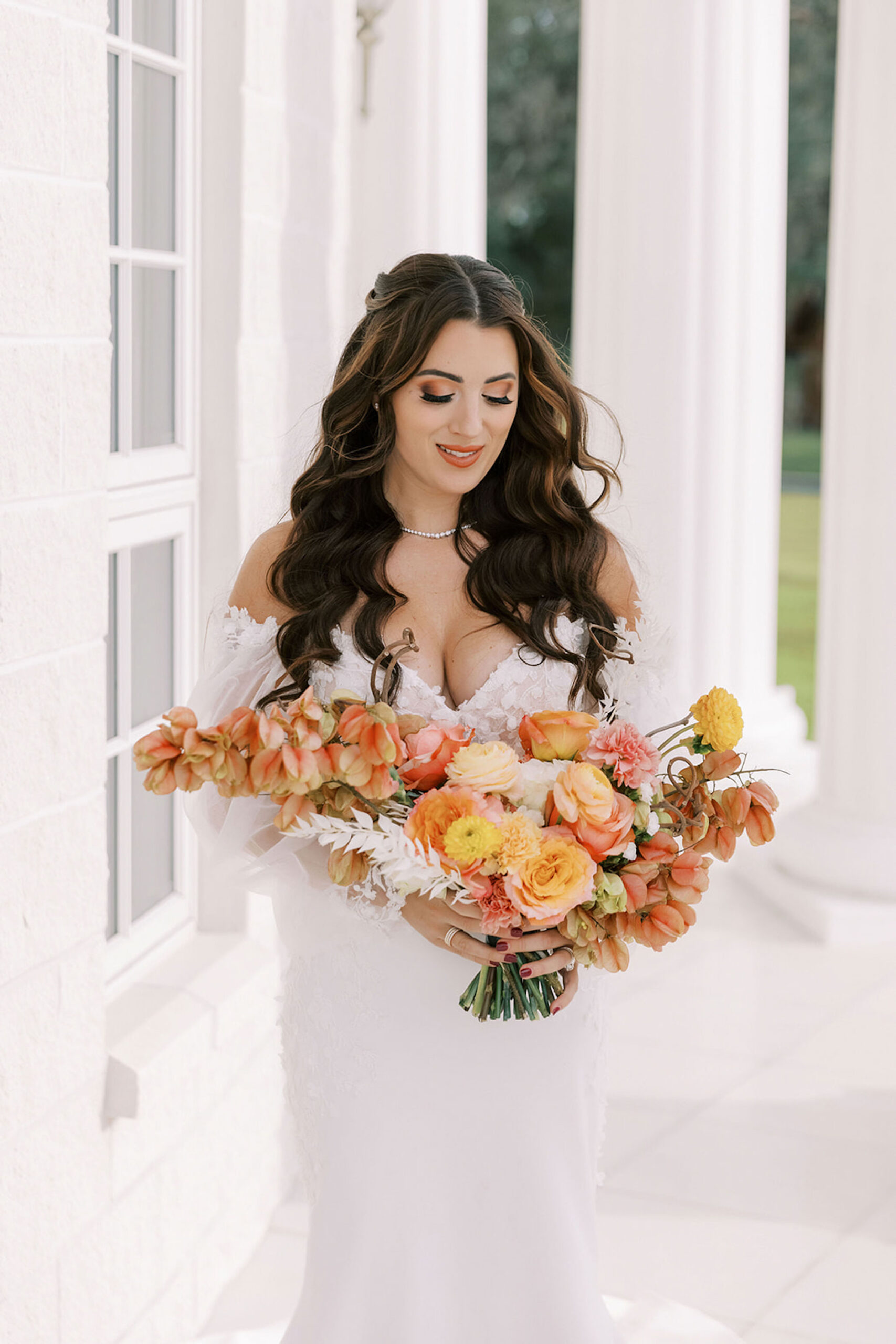 Romantic Peach And Pink Spring Wedding Inspiration 