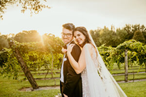 Vineyard Bride and Groom Wedding Portrait | Tampa Bay Planner Eventfull Weddings | Venue Mision Lago Estate | Hair and Makeup Adore Bridal