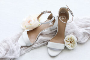 White Open Toe Gianni Bini Wedding Shoe Ideas