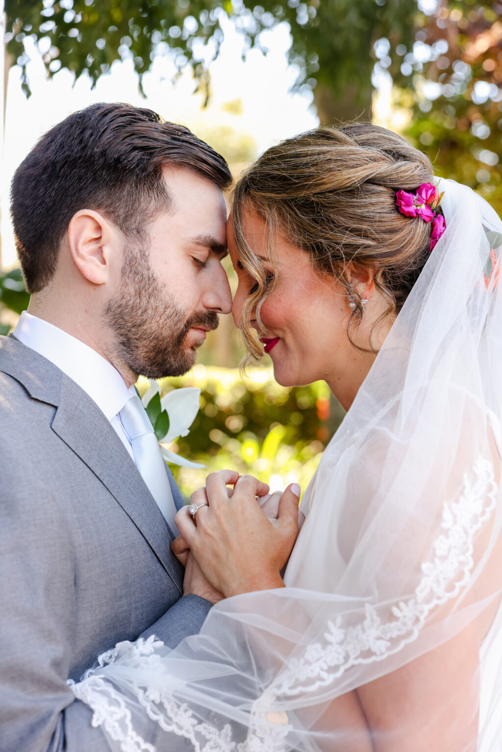 Romantic Veil Wedding Portrait | St Pete Photographer Lifelong Photography Studio