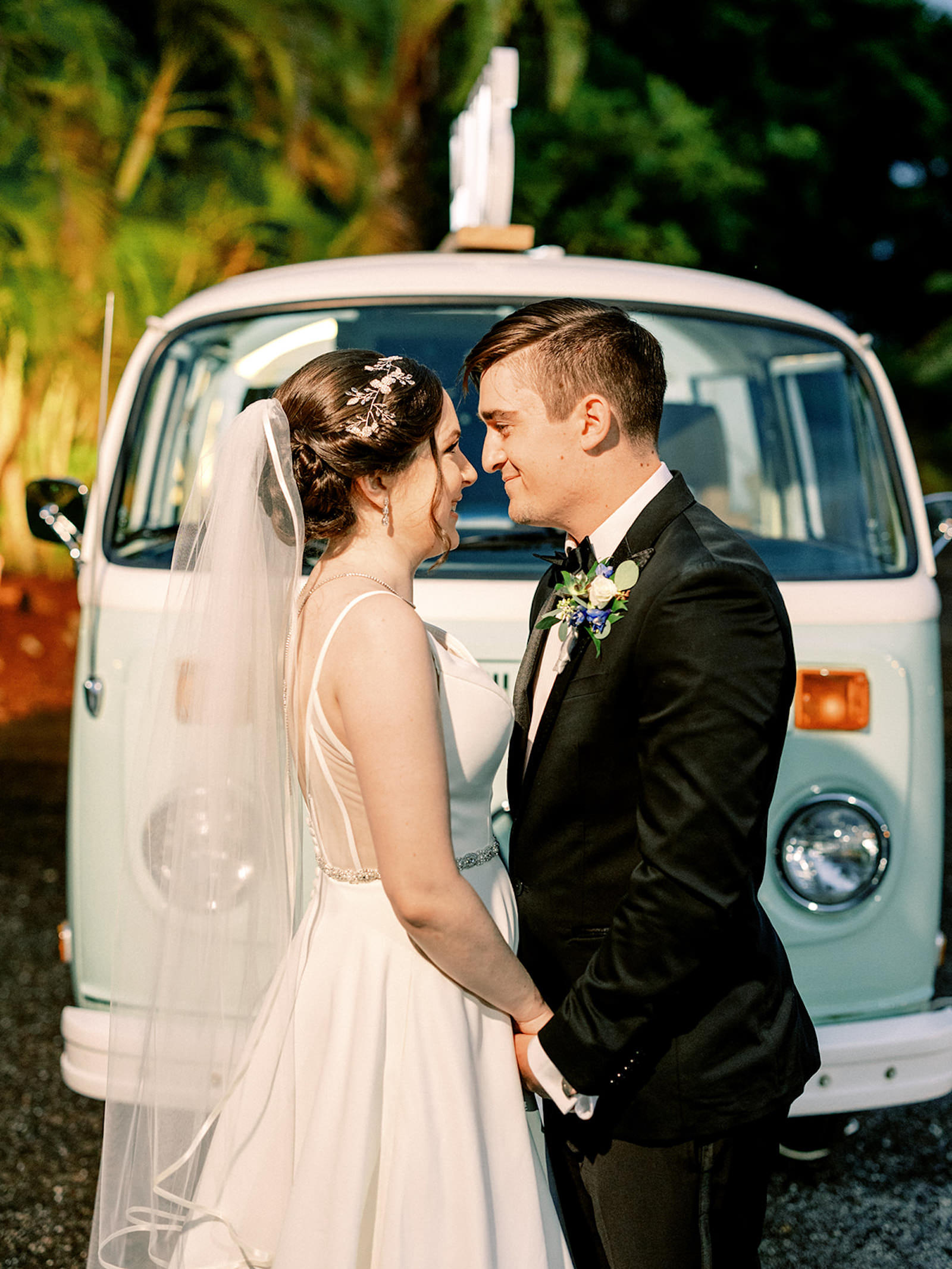 Something Blue | VW Bus Wedding Reception Photo Booth Ideas