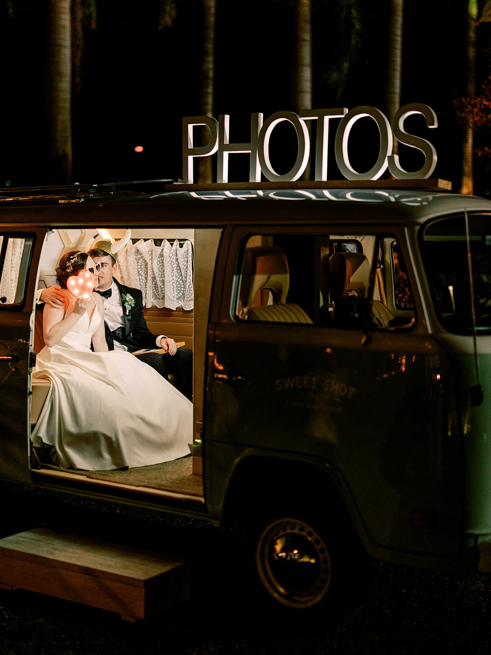 VW Bus Photo Booth | Wedding Reception Guest Interactive Inspiration