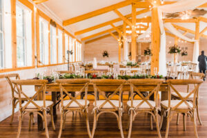 Rustic Crossback Wooden Chairs Seating Inspiration | Brooksville Furniture Rental A Chair Affair