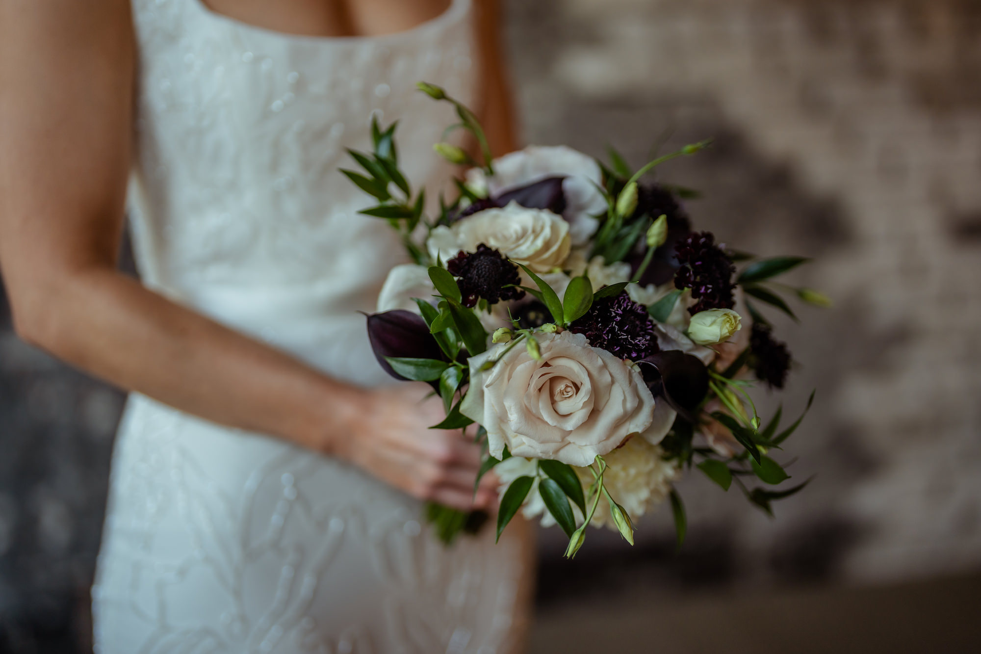 Pastel Cream Roses and Greenery Wedding Bridal Bouquet Inspiration