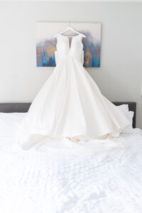 White Classic Keyhole A-line Wedding Dress Ideas