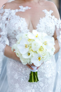Classic White Orchid Bridal Wedding Bouquet Inspiration | St Petersburg Florist FH Events