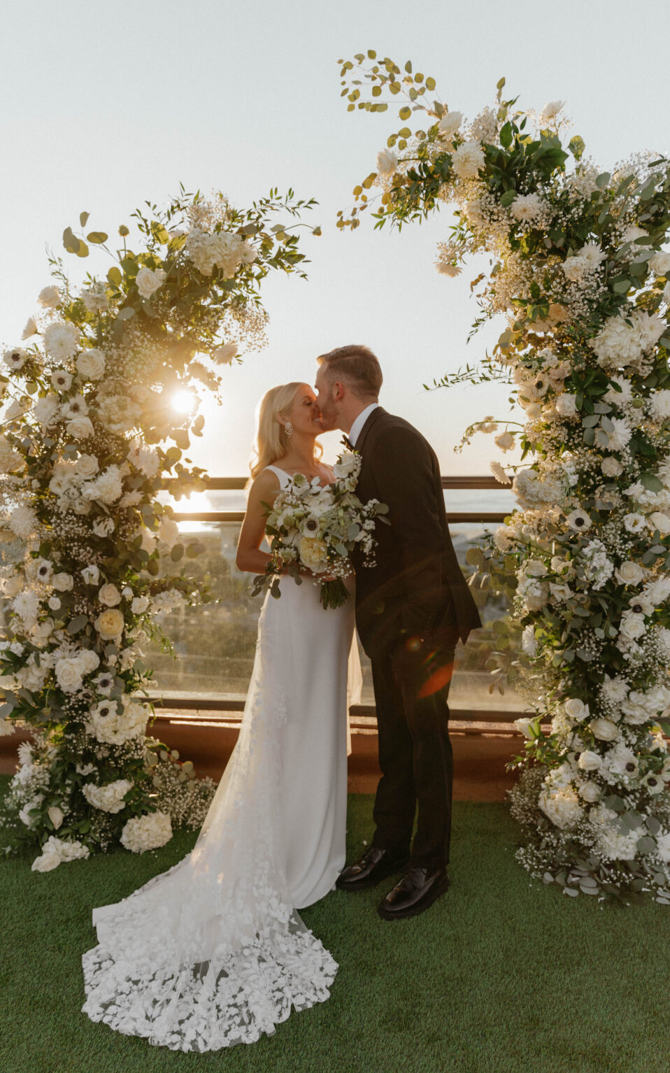 Black and White Rooftop St. Pete Beach Wedding | Hotel Zamora