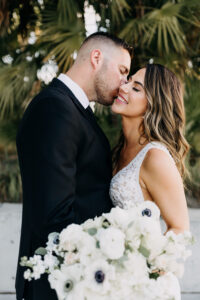 Intimate Bride and Groom Wedding Portrait | Tampa Bay Photographer Amber McWhorter Photography