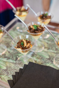 Hors d'oeuvre Martini Glass Inspiration | Tampa Bay Caterer Elite Events Catering
