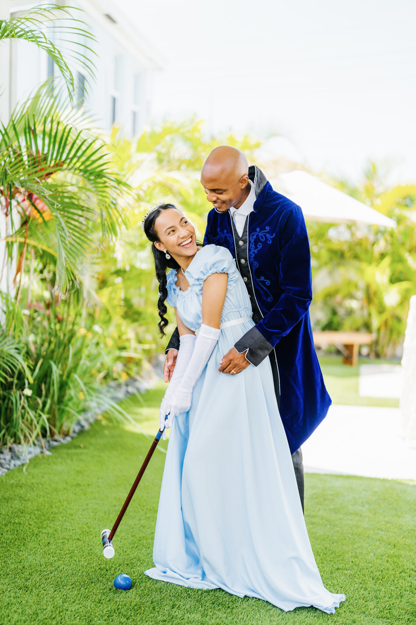 Bridgerton Themed Croquet Victorian Wedding Guest Cocktail Hour Game