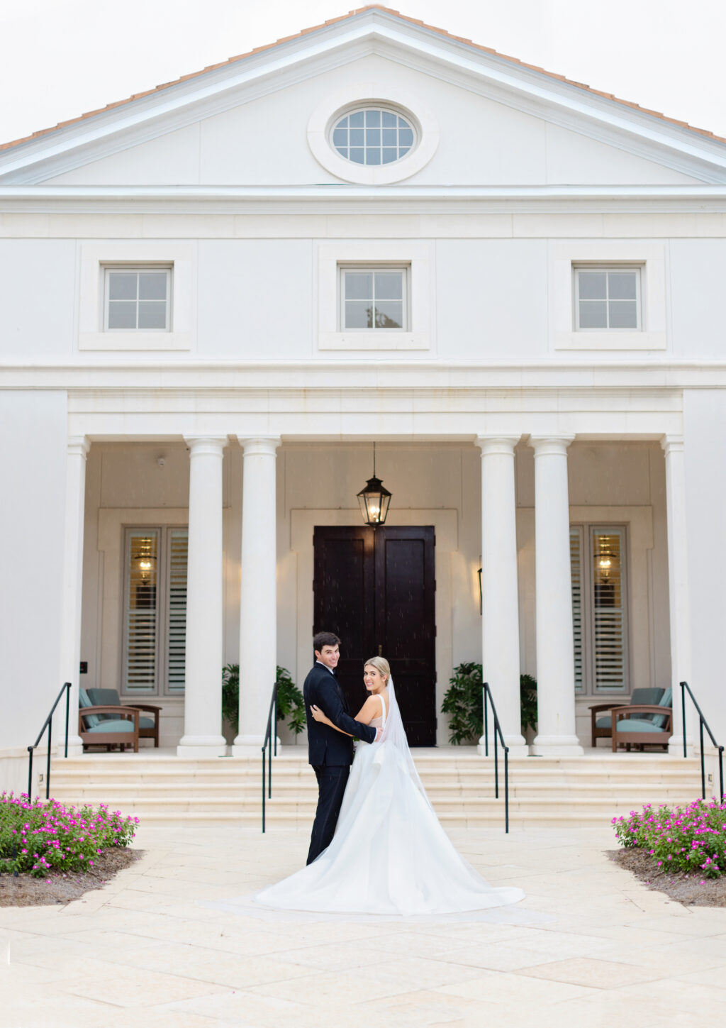 Bride And Groom Outdoor Wedding Portrait | Sarasota Venue The Concession Golf Club