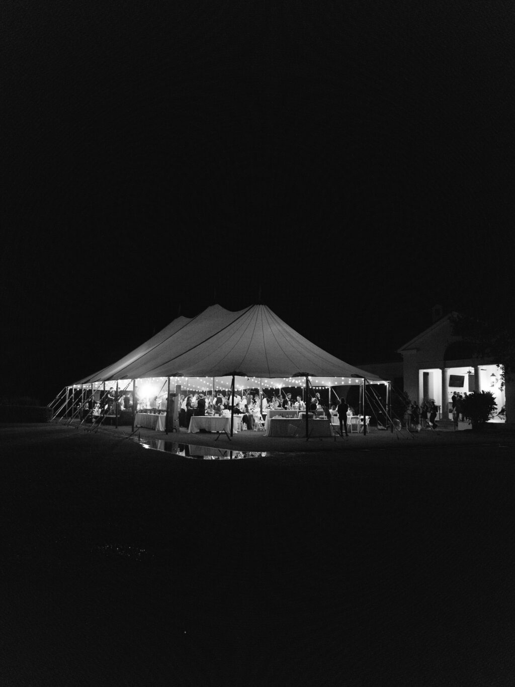 Sailcloth Tent Outdoor Wedding Reception Inspiration
