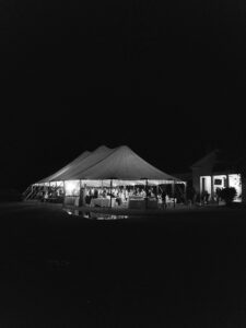 Sailcloth Tent Outdoor Wedding Reception Inspiration