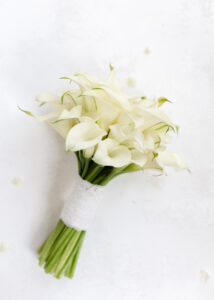 White Calla Lily Wedding Bouquet Ideas