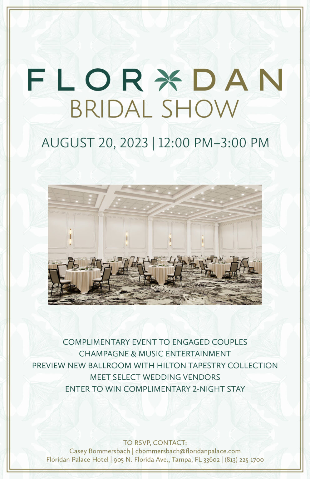 Floridan Palace Tampa Bridal Show 2023