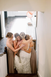 Bridesmaid Wedding Day Dress Reveal Reaction