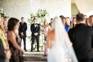 Bride and Father Walking Down Wedding Aisle | Groom's Reaction
