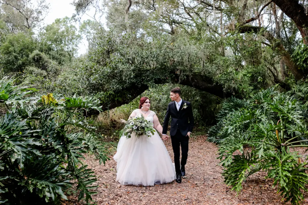 Bride and Groom Enchanted Forest Wedding Portrait | Tampa Bay Photographer Lifelong Photography | Venue Cross Creek Ranch