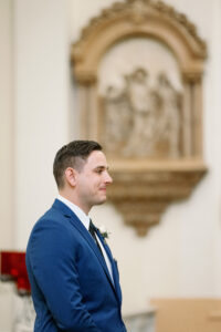 Groom's Reaction to Bride Walking Down the Aisle