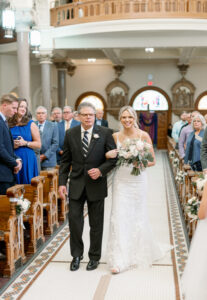 Bride Walking Down the Wedding Ceremony Aisle | Tampa Bay Videographer Shannon Kelly Films