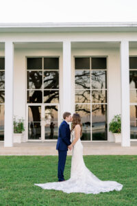 Intimate Bride and Groom Wedding Portrait | Tampa Bay Venue Tampa Garden Club
