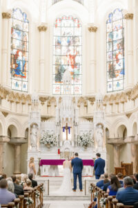 Sacred Heart Catholic Church Downtown Tampa Wedding Ceremony Venue | Photographer Dewitt for Love | Videographer Shannon Kelly Films