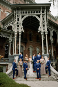 Bridal Party Wedding Portrait at University of Tampa | Photographer Dewitt for Love Photography | Videographer Shannon Kelly Films