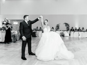 Bride and Groom First Dance at Wedding Reception | Tampa DJ Events Done Right