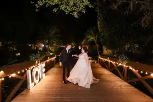 Bride and Groom Private Last Dance after Wedding Reception | Tampa Bay Venue Cross Creek Ranch