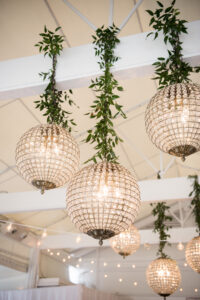 Modern Crystal Chandelier Ball | Wedding Reception Lighting