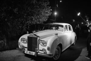 Sparkler Send Off | Antique Wedding Car Transportation Inspiration