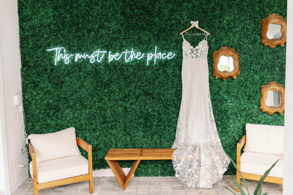 Romantic Sheer Lace Wedding Dress Inspiration