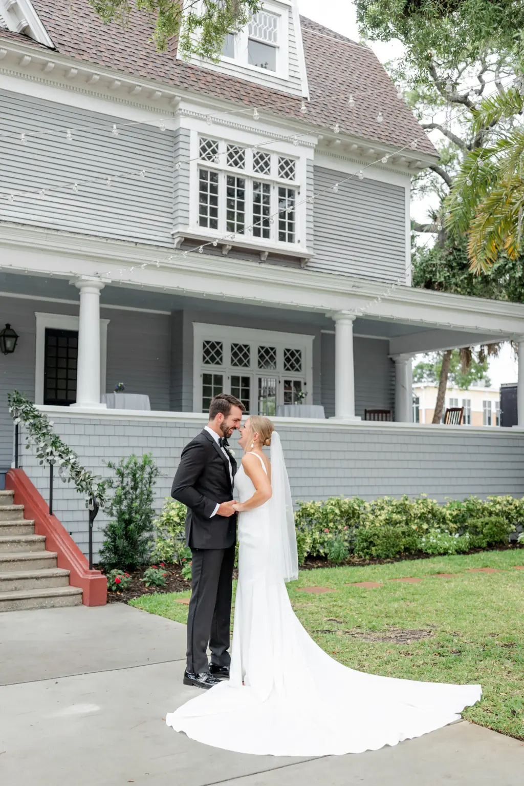 Bride and Groom Wedding Portrait | South Tampa Planner Kelci Leigh Events | Dress Truly Forever Bridal | Venue The Orlo