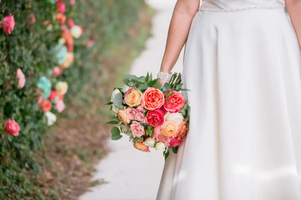 Colorful Turquoise, Pink, and Coral Summer Wedding Floral Inspiration | Tampa Florist Monarch Events and Designs