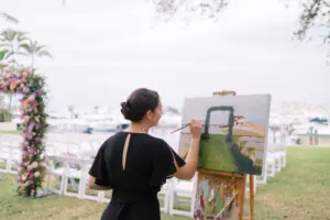 Unique Live Painting Wedding Ceremony Experience