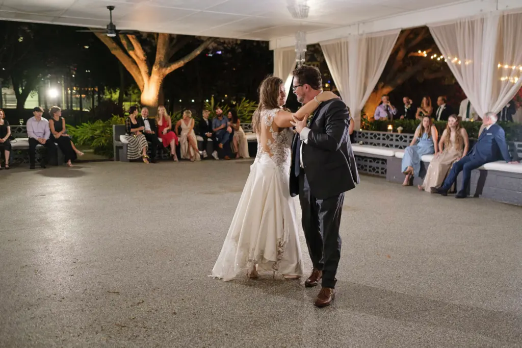 Bride and Groom First Dance Wedding Portrait | Tampa Bay DJ Events Done Right