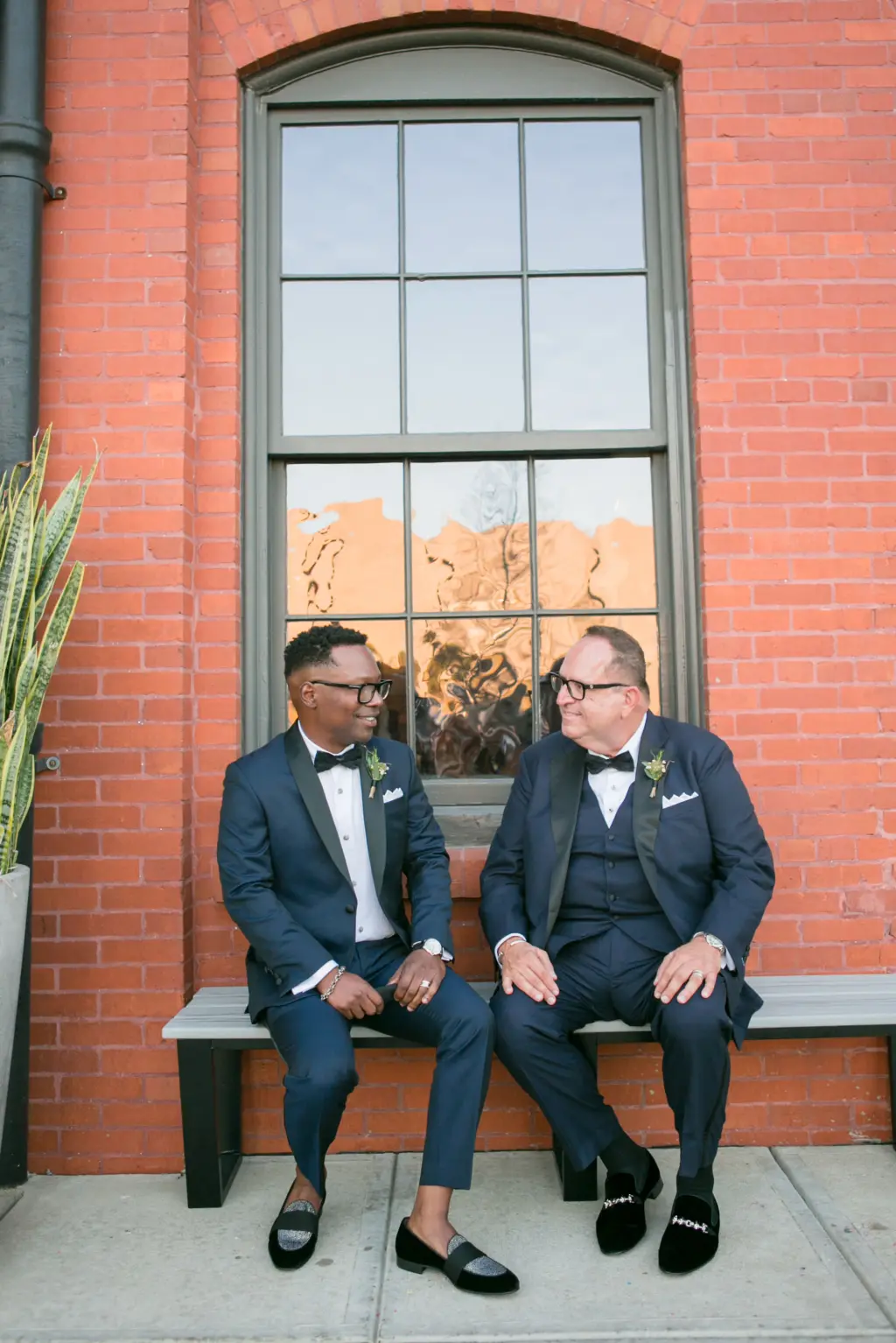 Groom and Groom Just Married Wedding Portrait | Tampa Bay Photographer Carrie Wildes Photography