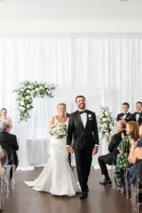 Bride and Groom Just Married Wedding Portrait | Tampa Bay Planner Kelci Leigh Events | Dress Truly Forever Bridal