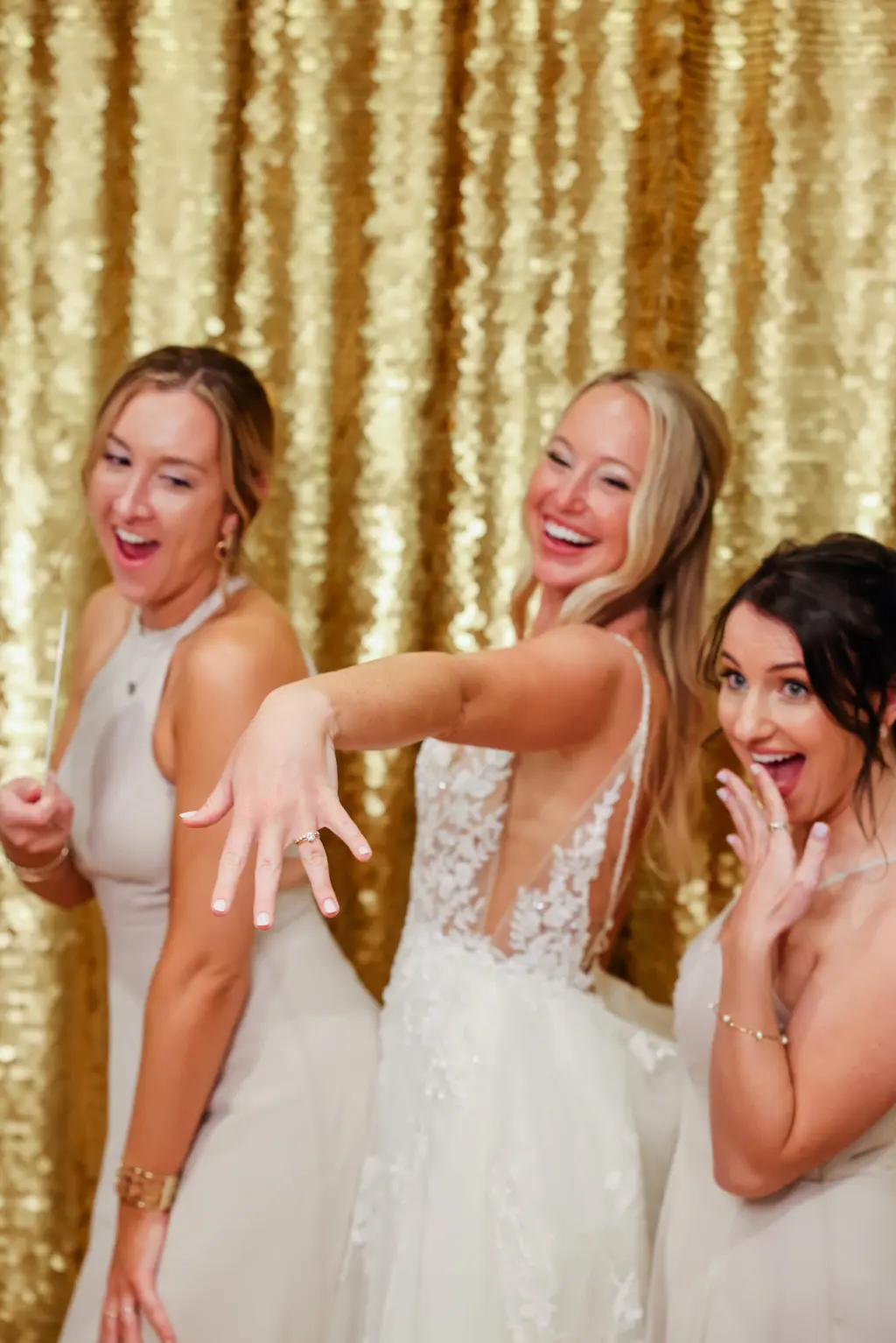 Bride and Bridesmaids at Wedding Reception | Tampa Bay Gala Photobooth
