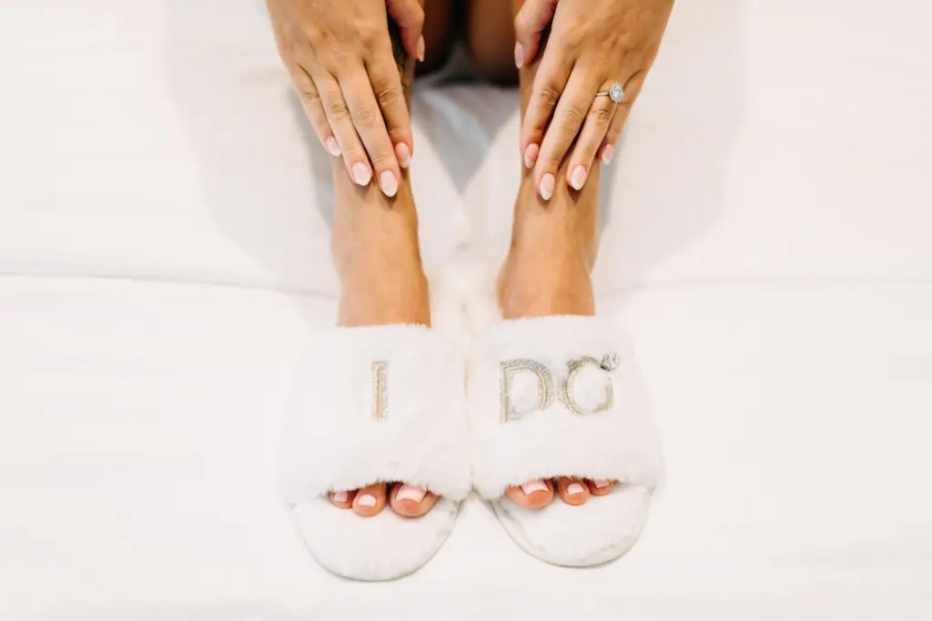 I Do Bridal Slippers for Wedding Day Ideas