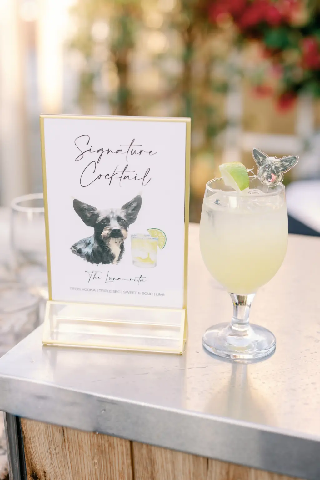 Dog-Inspired Wedding Signature Cocktail Inspiration