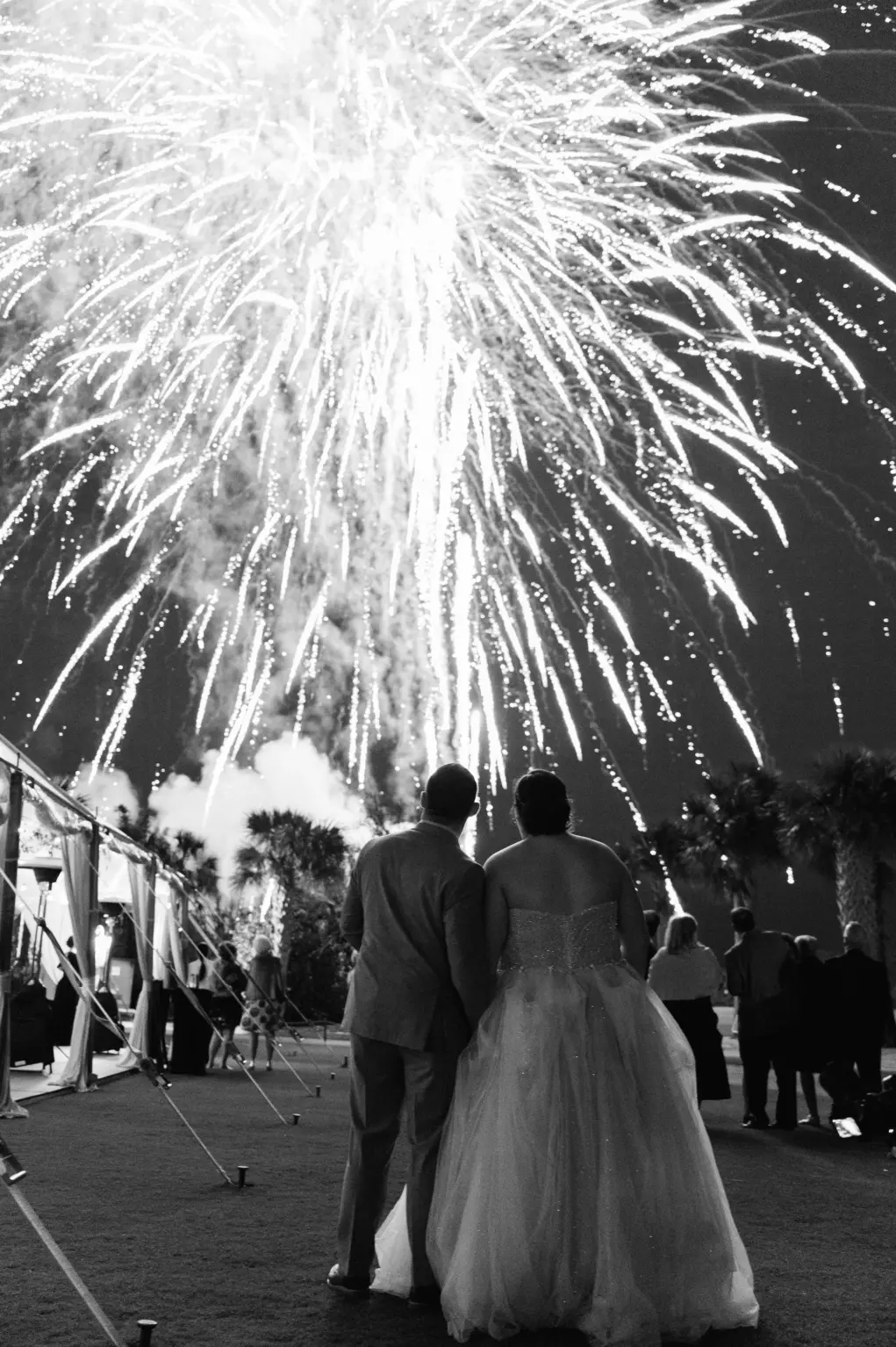Fireworks for Wedding Reception Inspiration