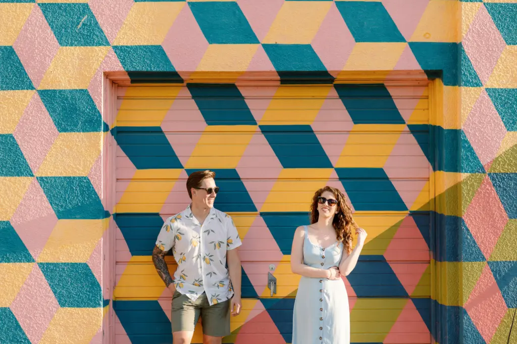St Pete Murals Engagement Session Location Ideas | Tampa Bay Wedding Dewitt for Love Photography