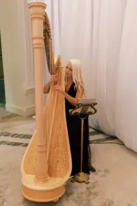 Wedding Ceremony Harpist Live Music Inspiration