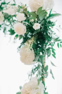 Classic Spring White Florals with Greenery Detail Wedding Inspiration