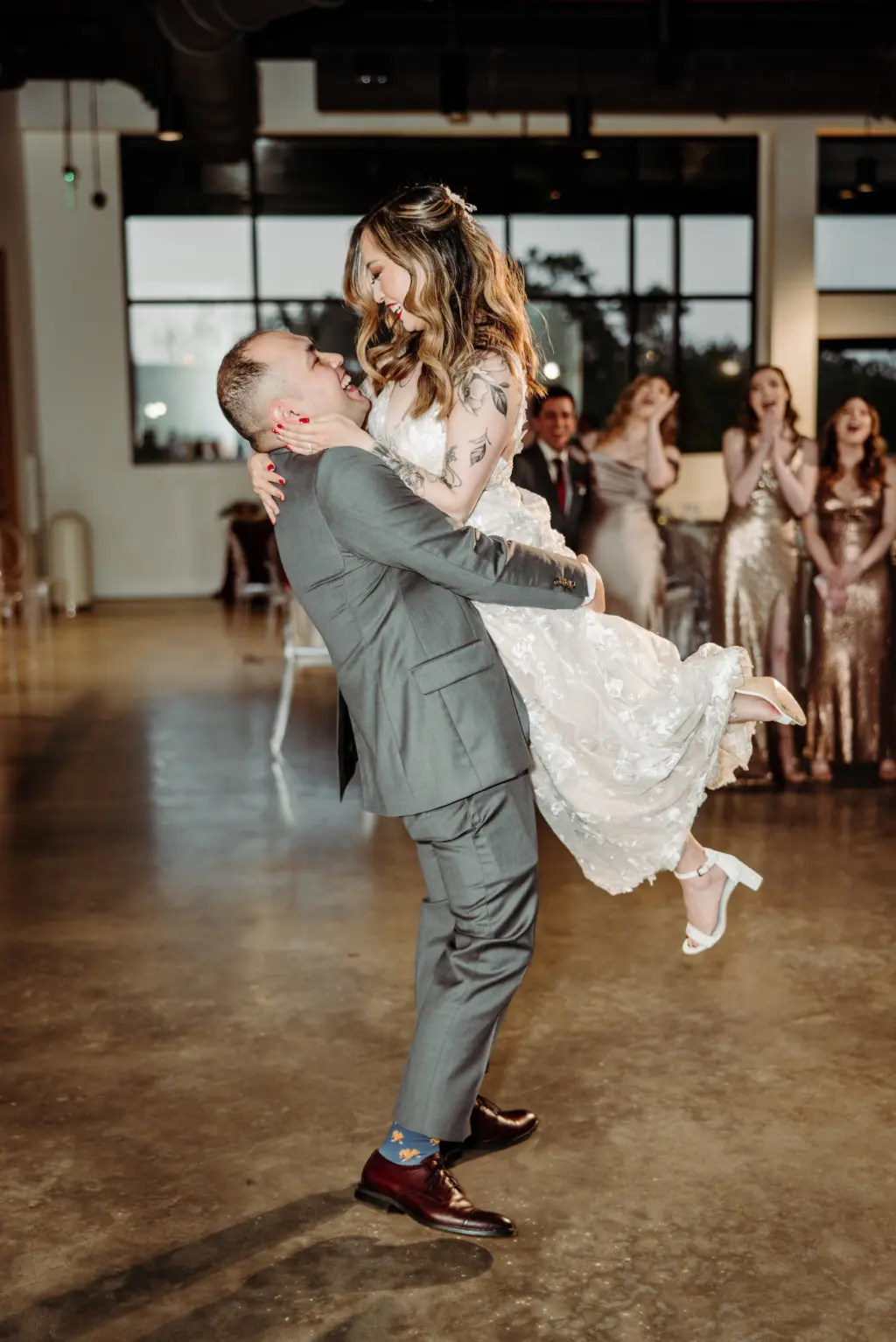 Bride and Groom First Dance Wedding Portrait | Tampa Bay DJ Grant Hemond and Associates