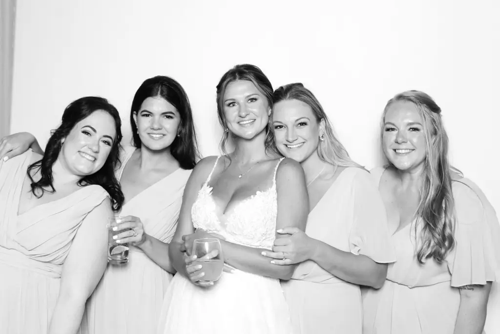 Luxury Black and White Tampa Photo Booth Rental | The Gala Photobooth