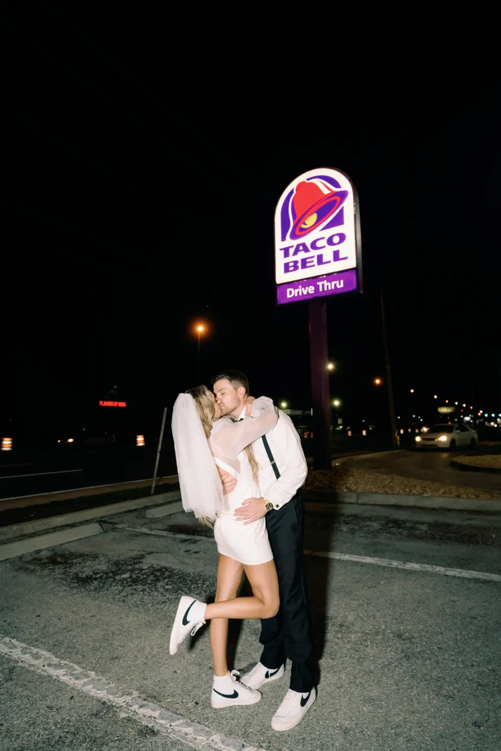 Taco Bell Wedding Reception After Party Portrait Inspiration | Sarasota Photographer Dewitt For Love