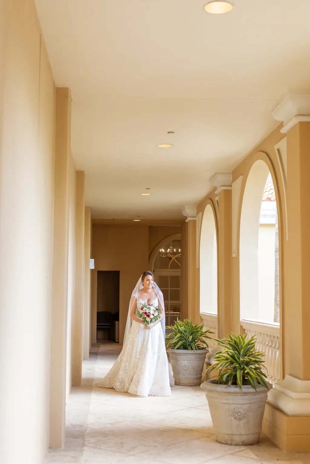 Bride Getting Ready Wedding Portrait | Ritz Carlton Sarasota